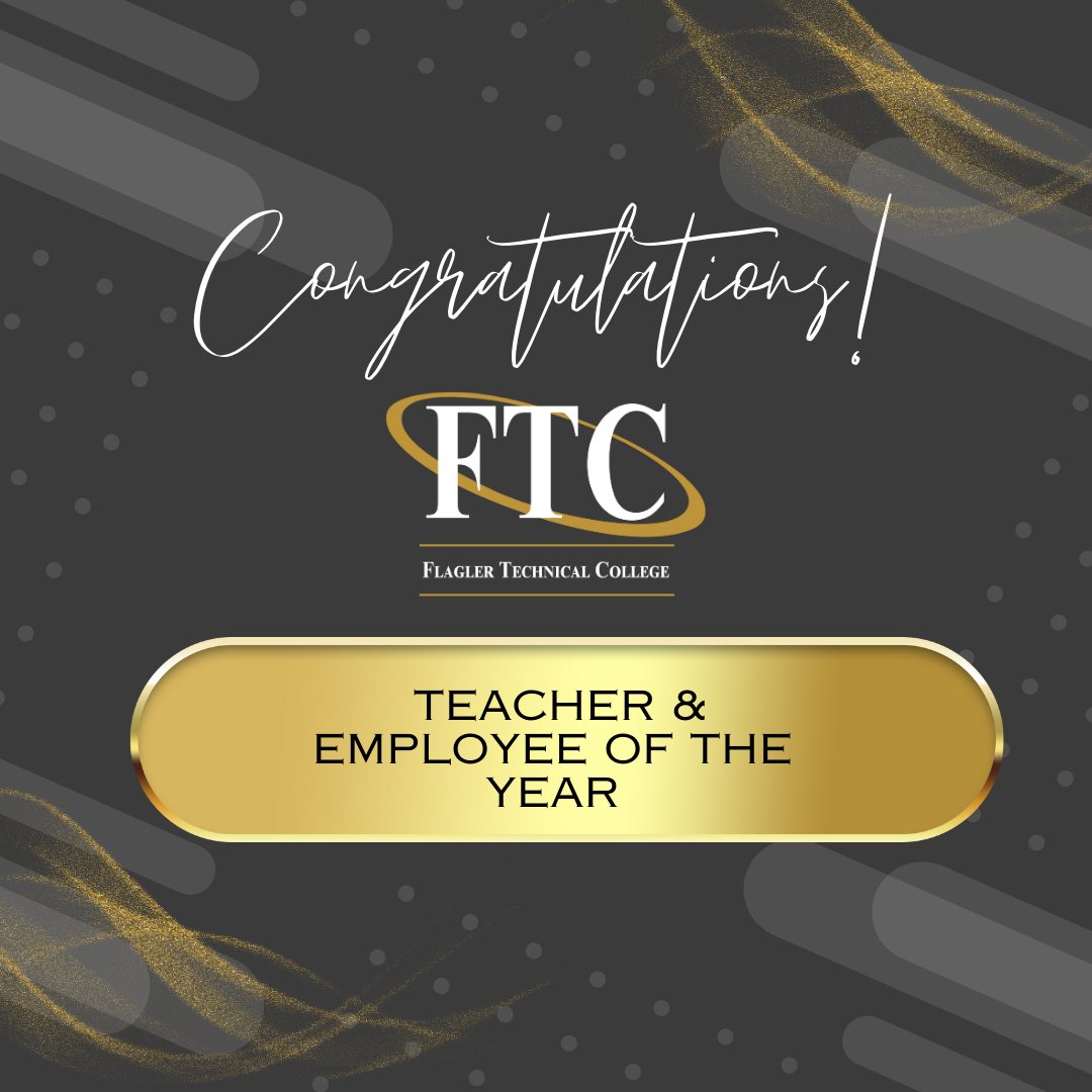 Teacher of the Year &amp; Employee of the Year flaglertech.edu/about-us/news/…