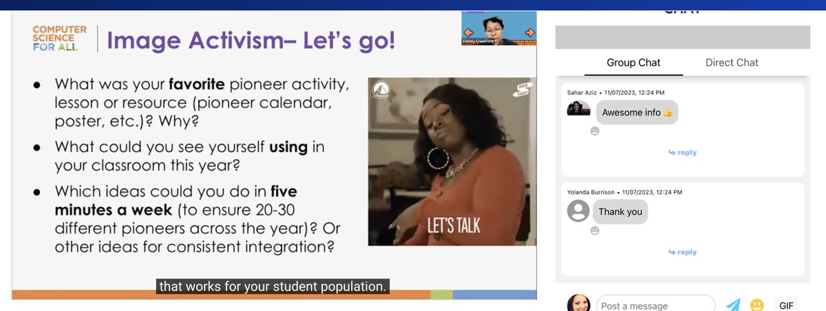 ValerieBrock24's tweet image. 🦾It is an honor to work with such incredibly talented educational leaders! Huge thanks to my coworkers and colleagues for representing the #CSforAllNYC mission today during the @NYCSchools #BeyondAccessForum! @seanmarnold @CCrawfordTech @KingOfAllEdTech @TheNewFrizzle @MsQCSNYC