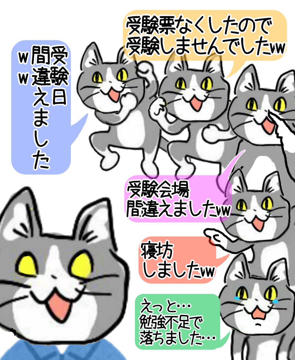 受験する以前の問題のやつらが多すぎる件 #現場猫