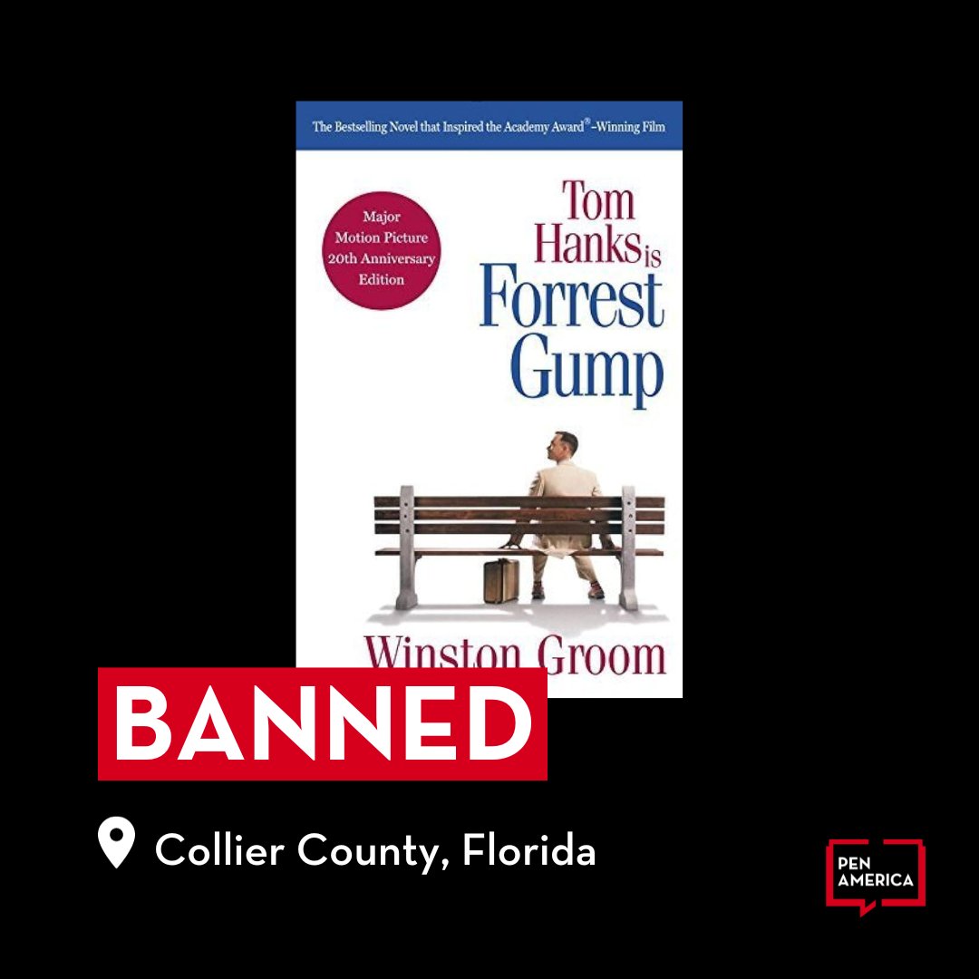 In Collier County, Florida more than 300 book titles are now banned. Titles include literary classics, books adapted into films and TV shows, &amp; young adult books.

Read more: pen.org/press-release/… 🧵