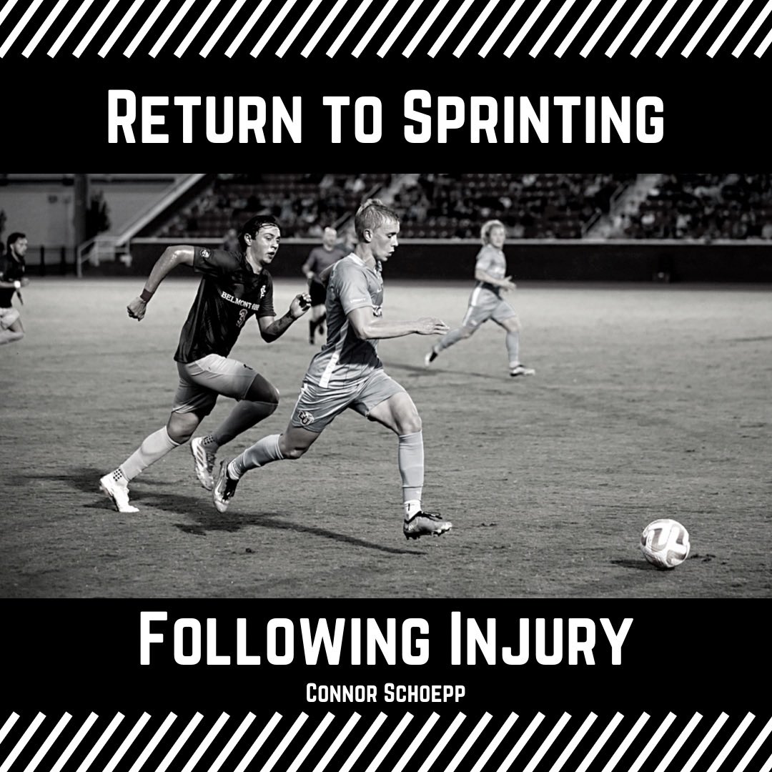 rebuildpr_'s tweet photo. If sprinting is the most intense mode of activity in sport. Then it only makes sense to  use it as the gauge for return to running. ⬇️🧵 https://t.co/sEqIlvm5D4