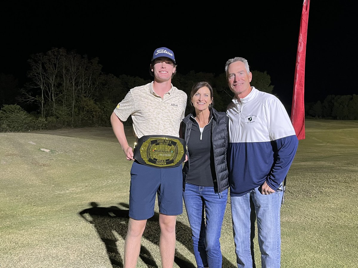 BennettWarren25's tweet photo. I played in the Notah Begay National championship this week. Finishing T-5 I shot 74-70-67 (-2). I also won the long drive contest with a 389yd drive. Thank you @nb3jgnc for hosting a great event. https://t.co/8pKvudxhVg