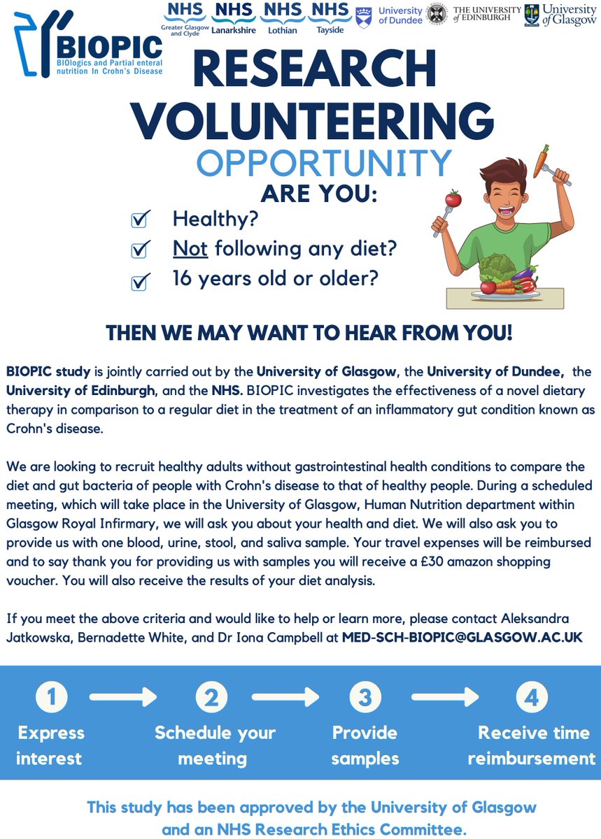 Catherine McEwan Foundation (@cmf_uk) on Twitter photo BIPOIC study is looking to recruit volunteers to take part in research! If you meet the criteria or would like more info email MED-SCH-BIOPIC@GLASGOW.AC.UK BIPOIC study is looking to recruit volunteers to take part in research! If you meet the criteria or would like more info email MED-SCH-BIOPIC@GLASGOW.AC.UK