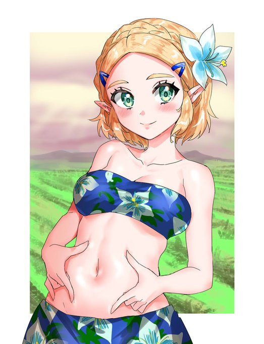 良いお腹の日だったらしいので蒟蒻畑のCMゼルダ様 新たな相棒のペンタブ君の初めての仕事