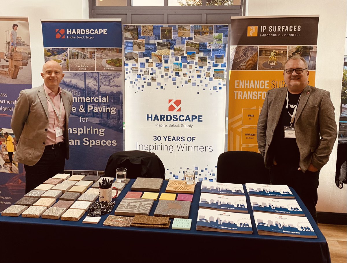 Hardscape_ENG's tweet image. Dave and Dave are all set up & ready to go! @SpecifiDay Birmingham at @Fazeley_Studios, Digbeth
🧱
Come down & say hello 👋🏻
🧱
#specifications #landscapearchitects #landscapeconstruction #granite #sandstone #concrete #paving #signage