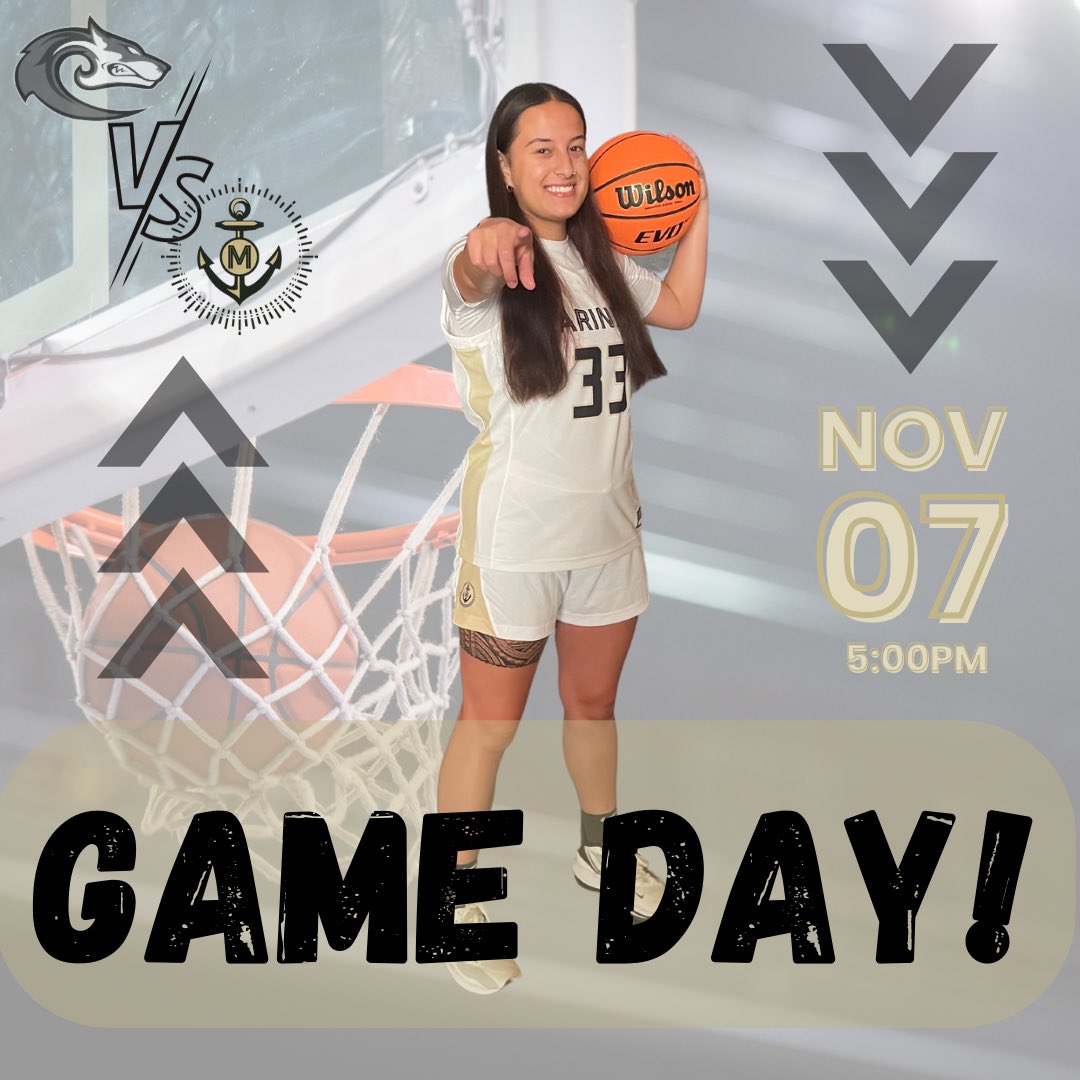 COM_WBB's tweet image. It’s GAME DAY‼️‼️‼️
🆚 Monterey Peninsula College
🕔 5:00pm
📍Don Barksdale Court

#COMWBB #MarinBasketball #GoMariners #AnchorDown @COMAthletics @CollegeofMarin