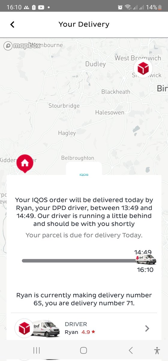 OskarsSpringis's tweet image. I think @DPDCare driver forgot about me and has returned to depot...