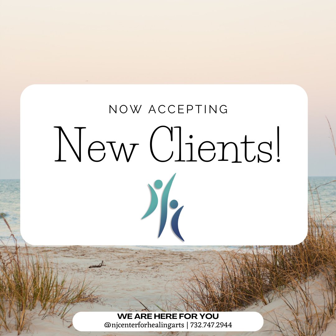 NJCHA's tweet image. We are happy to announce that we are now accepting new clients!

To book your consultation, visit njcha.org/get-started or call the center directly at 732-747-2944. We are here to support you!

#njcha #njtherapists #monmouthcounty