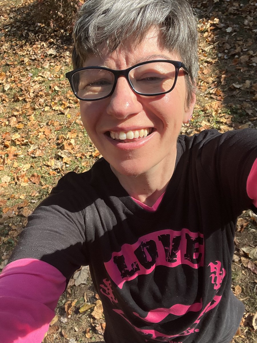 Hi. I'm Stephanie, the person who should be president of #SuckySelfies Anonymous. But I'm still going to share this one because I'm proud that I could share the #PinkSocks #LoveMore message with my fellow yogis at <a href="/NoDaYoga/">NoDa Yoga</a> and the folks at Oakhurst Pharmacy this morning!