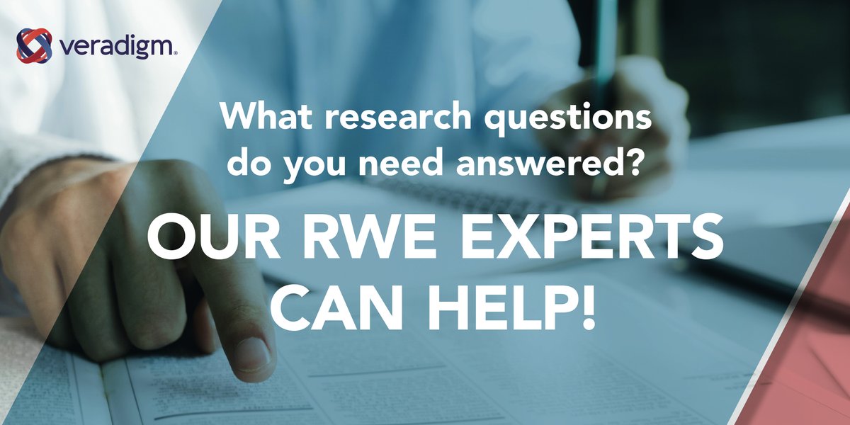 Veradigm's tweet image. Discover the power of real-world data! Veradigm&apos;s #RWE team is here to help you tackle your most pressing research questions. Explore our library of RWE Publications to see how we&apos;re making a difference. | #RealWorldEvidence #ResearchQuestions #DataAnalysis