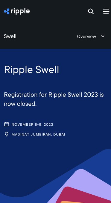 Ripple&rsquo;s Swell Conference Is Starting Tomorrow 🔥  Brad Garlinghouse Will Be At DC Fintech Week Hosted<a href="/tag/xrp"class="tags"><span>#xrp</span></a>