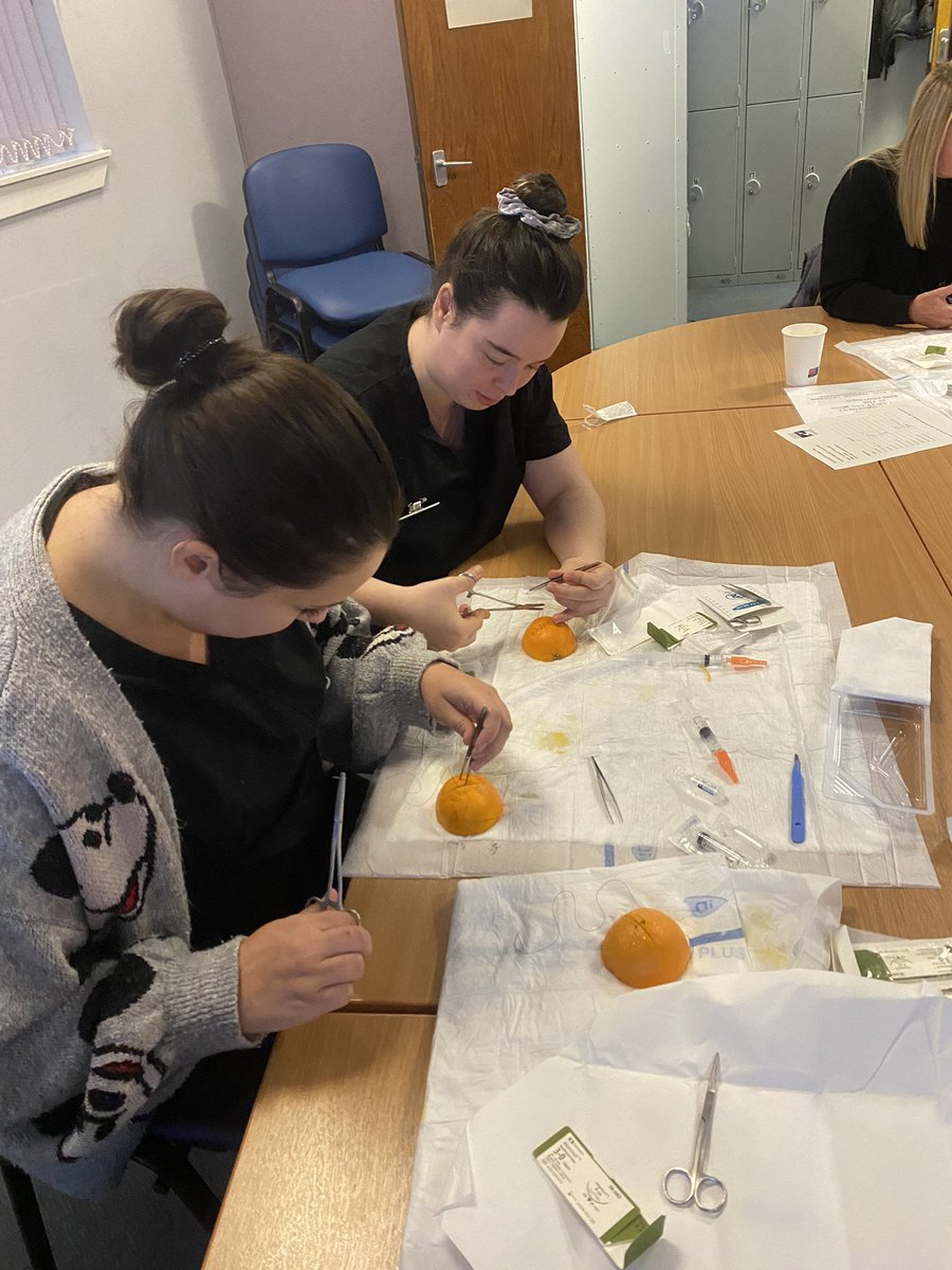 MonkeesED_ACP's tweet image. Successful wound assessment workshop followed by a wound closure practical session this afternoon for our ED nurses and medics students well done all 🌟 @MonkeesED @Kmacjohnstone79 @yvonnelavery83 🙌🤩🍊