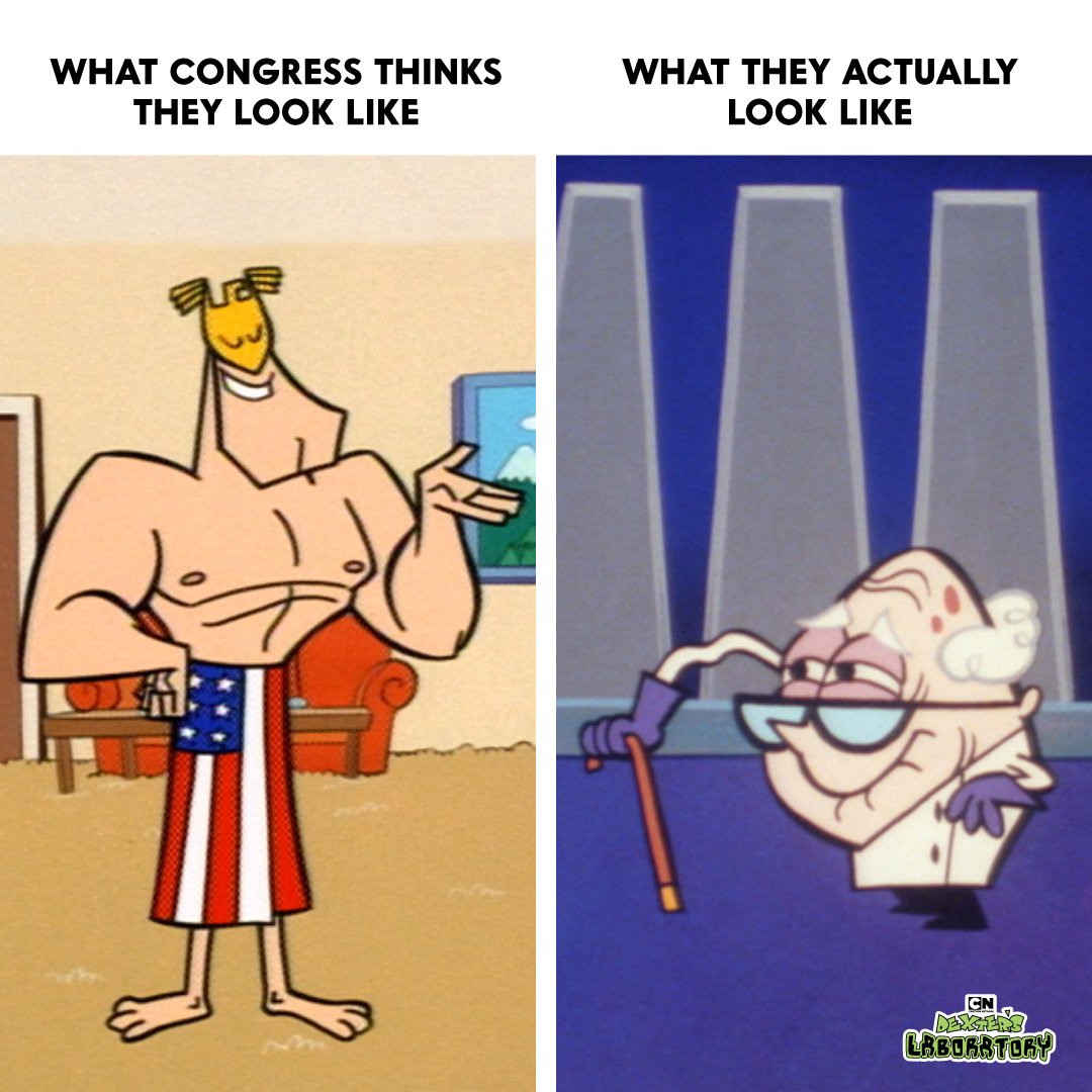 Let's get you to bed, Senator 😴🇺🇸 #CartoonNetwork #Congress #America #Government #meme #dexter #dexterslab #dexterslaboratory #house #senate #electionday #vote #nov7