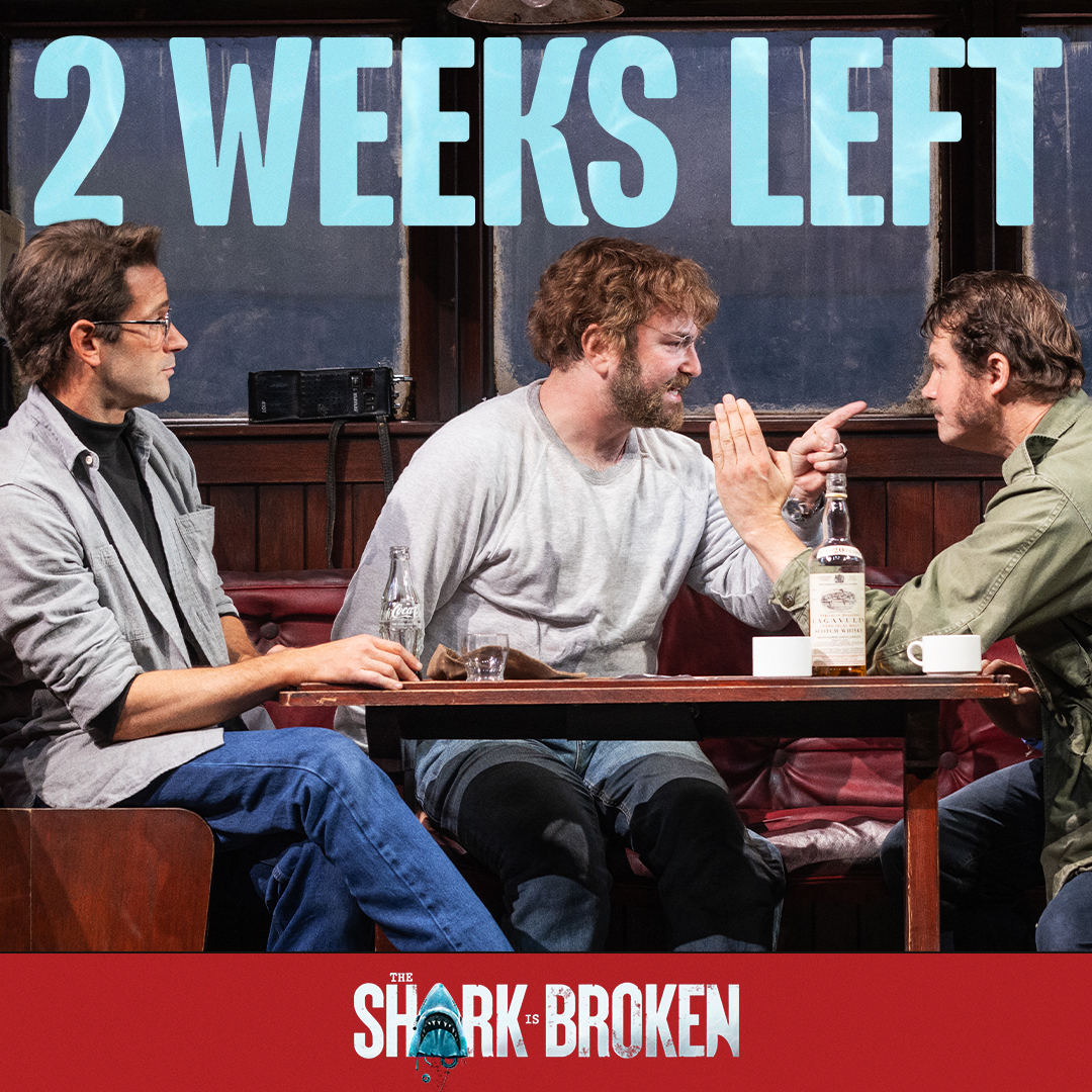 Alcohol flows, egos collide, and tempers flare on a chaotic voyage that just might lead to cinematic magic…if it doesn’t sink them all. Catch us on #Broadway for 2 weeks more only! thesharkisbroken.com