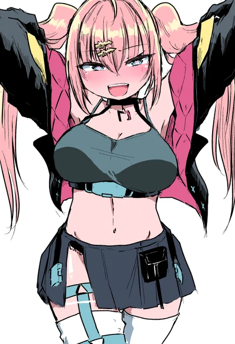 いいお腹の日といいおっぱいの日をまたいだメリア様アート 