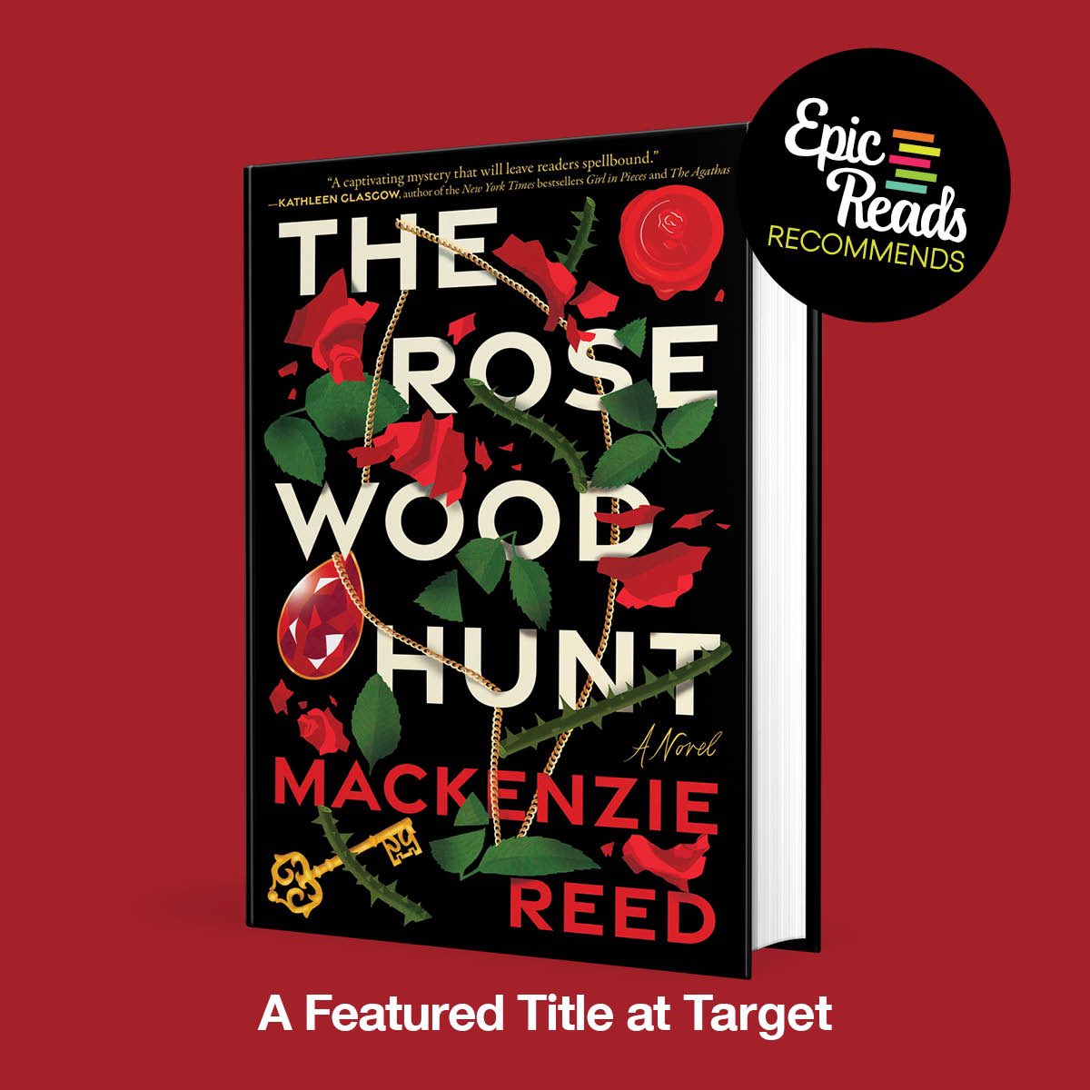 THE ROSEWOOD HUNT IS THE EPIC READS RECOMMENDS PICK AT TARGET🎯 

I can’t think of a better way to celebrate one week of The Rosewood Hunt being out than with this snazzy secret I’ve been sitting on for MONTHS! If you’re headed to @target, let me know if you find it!