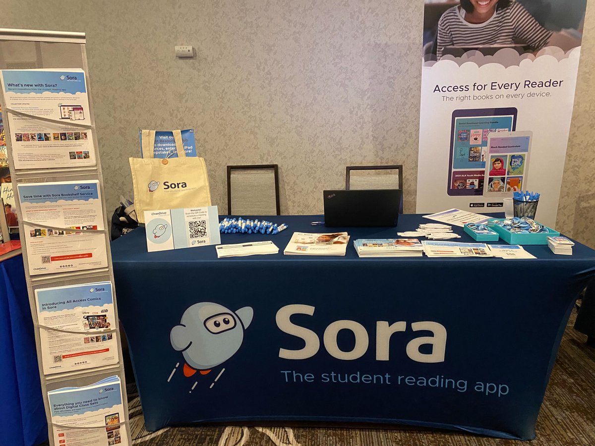 Be sure to stop by our table at the LISLSRI Conference today!  @ESBOCES @WSBOCES_SLS @Nassau_SLS 

#libraries #soraapp