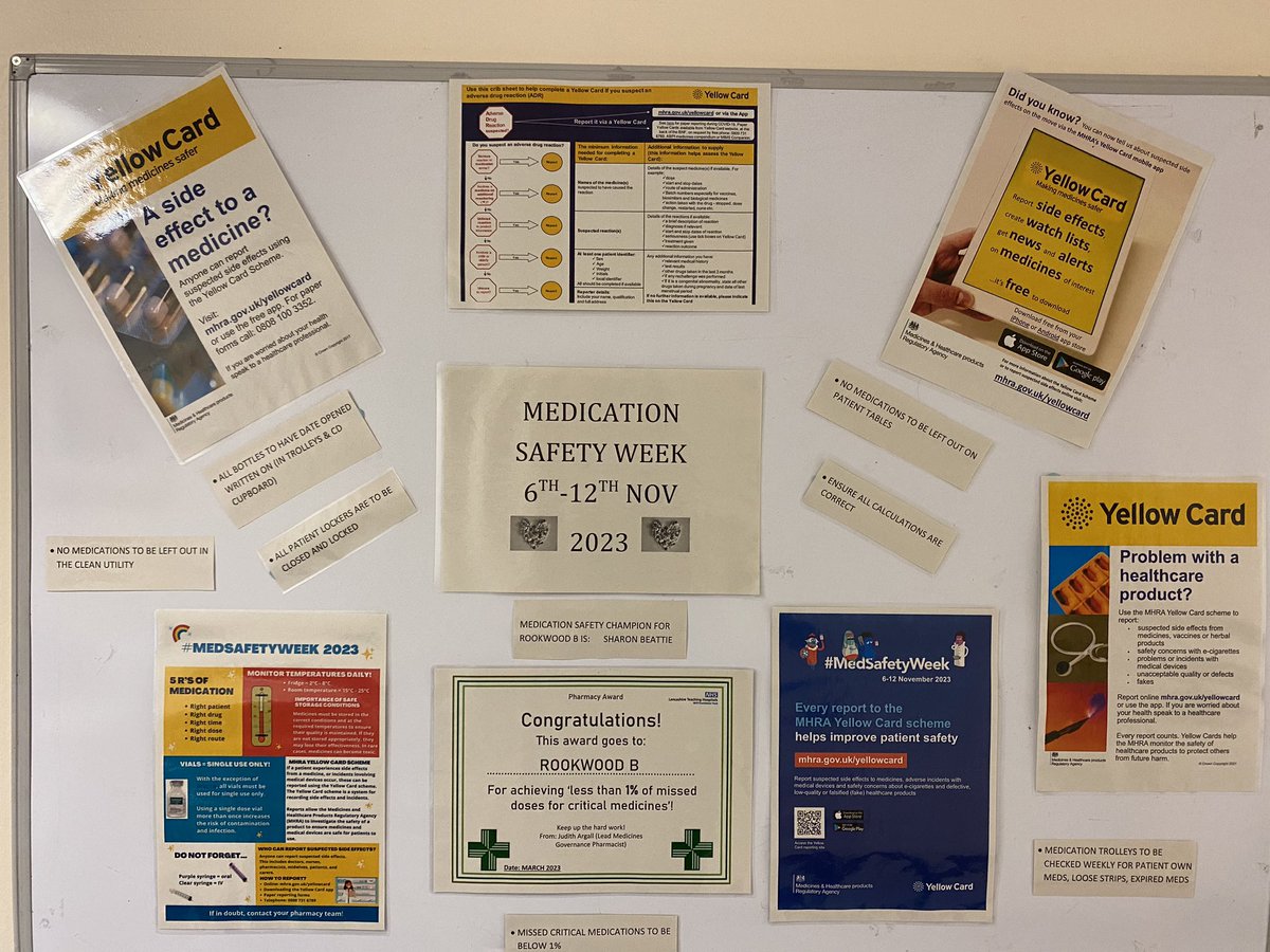 rookwoodbCDH (@rookwoodblthtr) on Twitter photo Meds safety week 6-12th Nov
RWB are highlighting common themes that we are trying to improve <a href="/ChrisWinster/">Chris winster</a> <a href="/jackie_denton1/">Jackie Murray</a> <a href="/LancsHospitals/">Chorley & Royal Preston</a> Meds safety week 6-12th Nov
RWB are highlighting common themes that we are trying to improve <a href="/ChrisWinster/">Chris winster</a> <a href="/jackie_denton1/">Jackie Murray</a> <a href="/LancsHospitals/">Chorley & Royal Preston</a>
