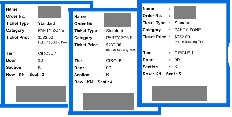 sandy86tan's tweet photo. WTS extra PARTY ZONE tickets. 2 Tickets at Section K, Row KN (last row, joint seats). Able to sell single ticket too. S$65 per ticket (still negotiable). Will email pdf ticket. #SuperJuniorDnE #DElightparty #DelightPartyinSG #SUPERJUNIOR #EUNHYUK #DONGHAE #DElight_Party_in_SG https://t.co/Gr219F6CJ4