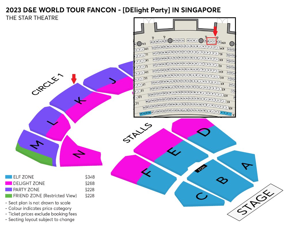 sandy86tan's tweet photo. WTS extra PARTY ZONE tickets. 2 Tickets at Section K, Row KN (last row, joint seats). Able to sell single ticket too. S$65 per ticket (still negotiable). Will email pdf ticket. #SuperJuniorDnE #DElightparty #DelightPartyinSG #SUPERJUNIOR #EUNHYUK #DONGHAE #DElight_Party_in_SG https://t.co/Gr219F6CJ4