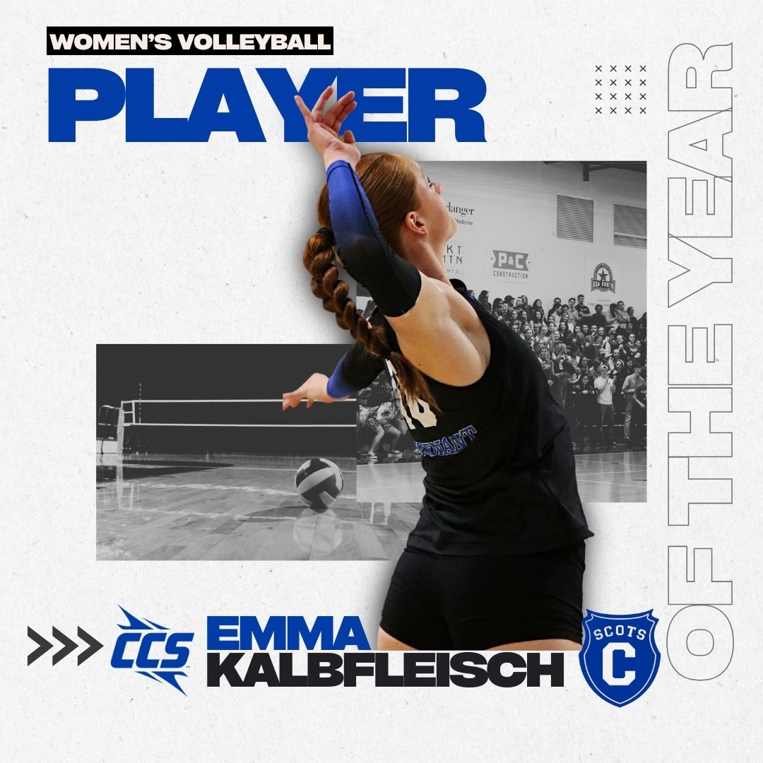 CCofSouth's tweet photo. Congratulations to Covenant's Emma Kalbfleisch for winning this year's CCS Women's Volleyball Player of the Year Award!
.
🔗: https://t.co/BXCqa6L5P7
.
🏐 | #CCS | #CCSWVB | #CCSChampionships https://t.co/n2fFQFzSYS