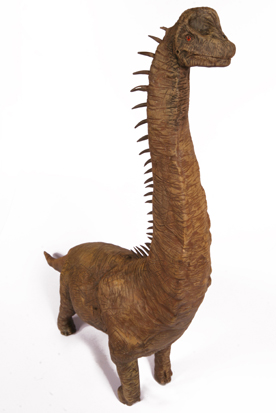 My 2006 Brachiosaurus sculpture, part of my collection of dioramas and sculptures at scale, Paleolandscapes #brachiosaurus #diorama #sculpture #dinosaur #claudioestradaclamont #art #science #paleontology #paleolandscapes #sauropod