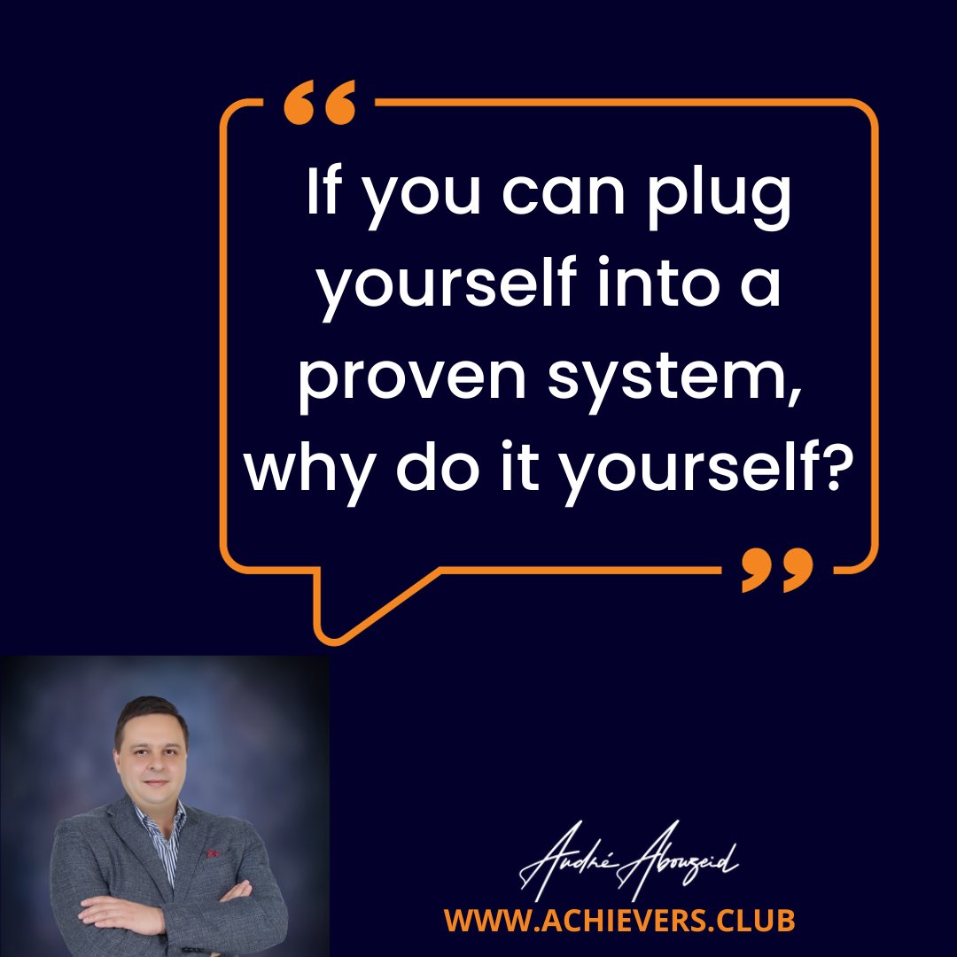 AbouzeidAndre's tweet image. Discover ways to start a successful journey by associating yourself with a proven system.

Click here to know more: achieversclub.club/contact

#ProvenSystems#OptimizedGrowth#collaboration#income#entrepreneur
#marketing#wealth#opportunity#achieversclub#success#money
#ambition