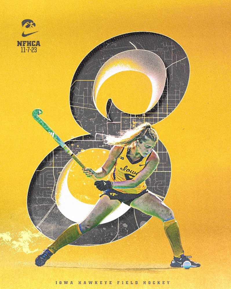 iowafieldhockey's tweet photo. No. 8️⃣ 

@NFHCA x #Hawkeyes https://t.co/IYGfQxyiOr