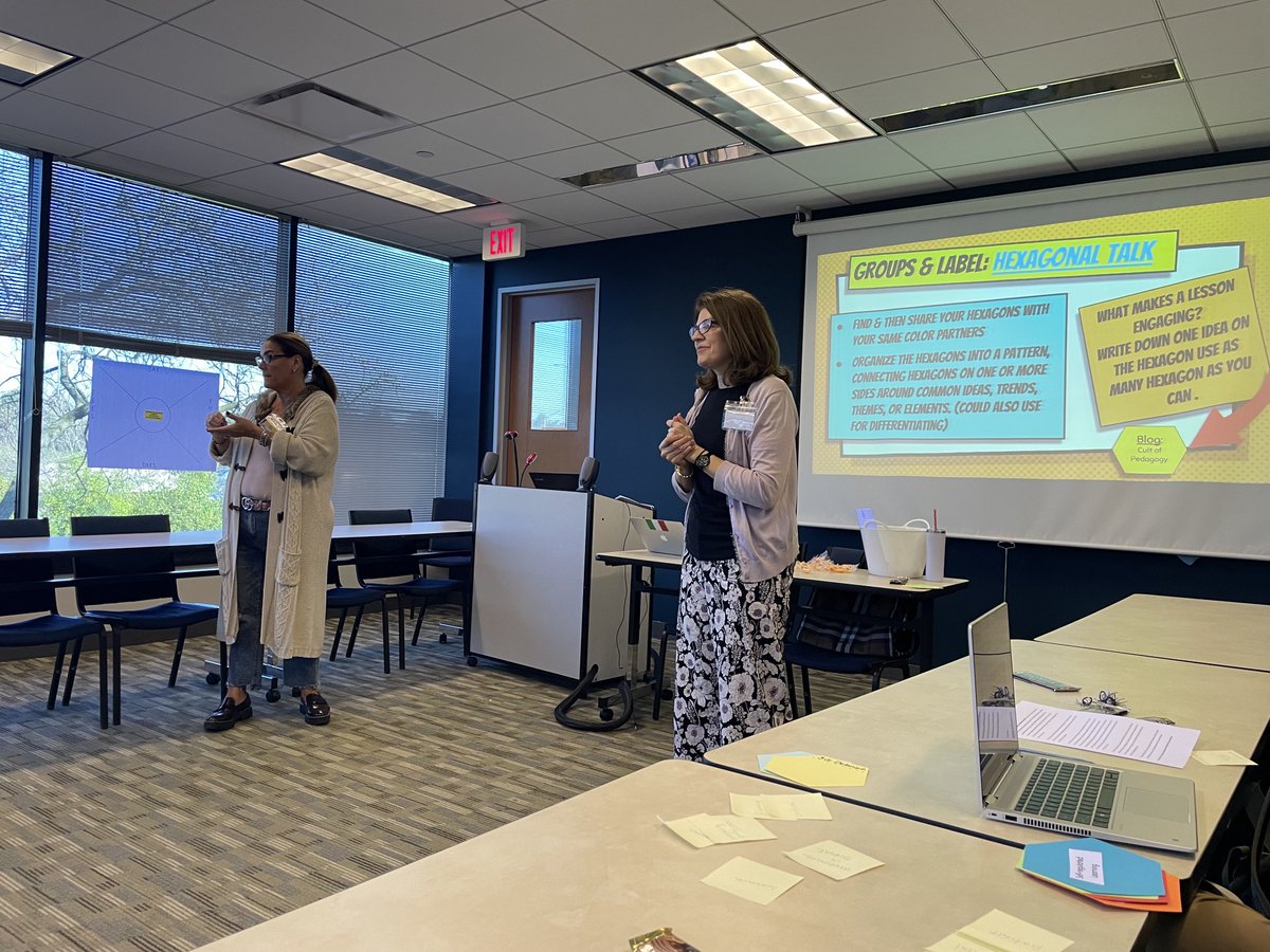 Couch_CroneMS's tweet photo. Congratulations to Gia Kunkel and Michelle Mandy on a great session: “Strategjes to Boost Blooms.” Lots of great activities so students can share and stretch their thinking. #aimsnetwork https://t.co/azdru8abuM