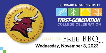 ColoradoMesaU's tweet image. 🎓 Join us in celebrating the achievements of our first-gen college students &amp;amp; grads at CMU! On Wednesday, November 8 we're hosting a free First-Generation BBQ from 11am-2pm! 🍔🎉 #FearlessFirstGen #FirstGen #HigherEd

Learn more ⤵️
coloradomesa.edu/calendar/event…
