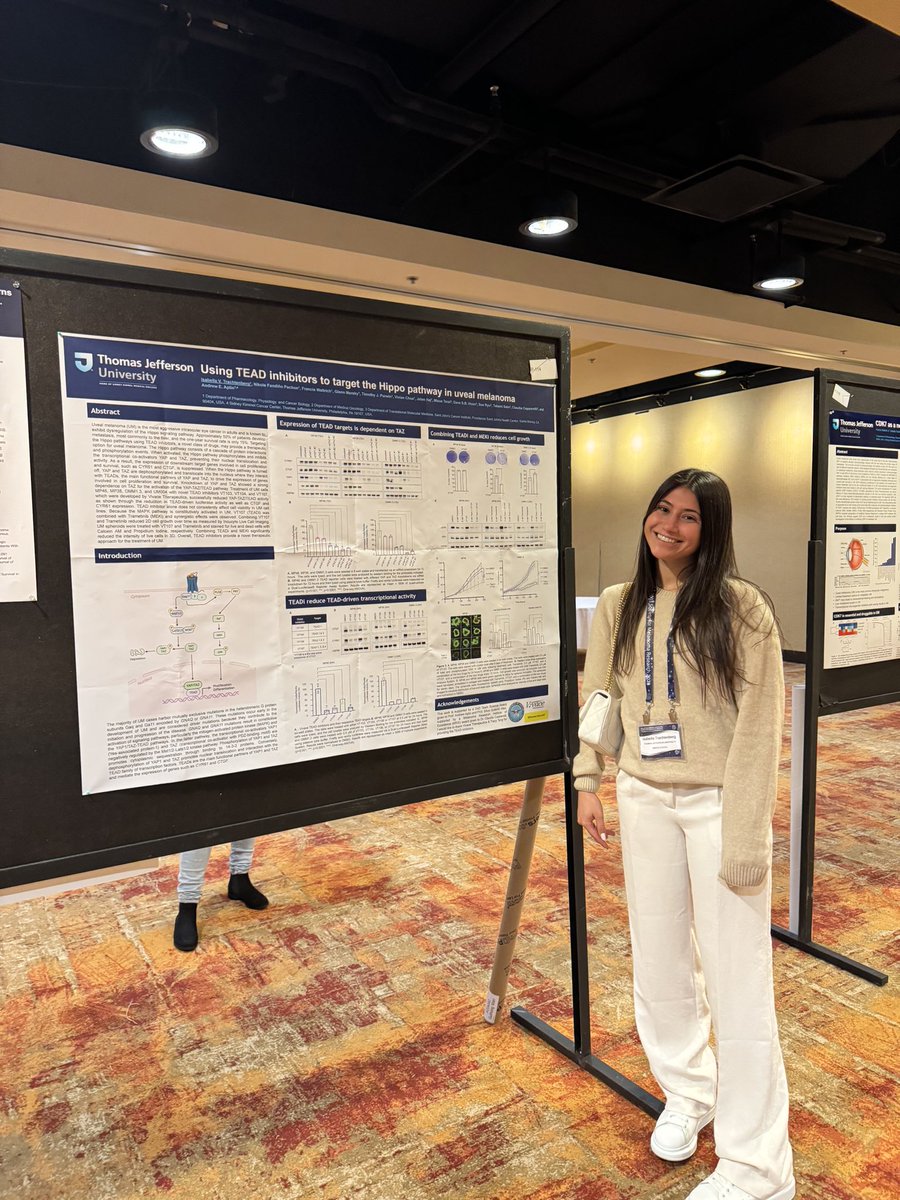 Great post about targeting Hippo/YAP-TEAD in uveal melanoma. Poster 114 #smr2023