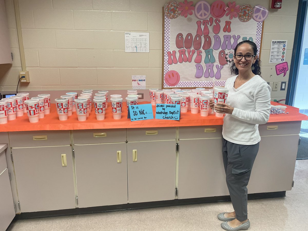 It is SO NICe to be cared for. Thank you to <a href="/WoodridgeBC/">Woodridge Church</a> for treating our staff to sonic drinks. We appreciate you! <a href="/HumbleISD_HHE/">Hidden Hollow Elementary</a>