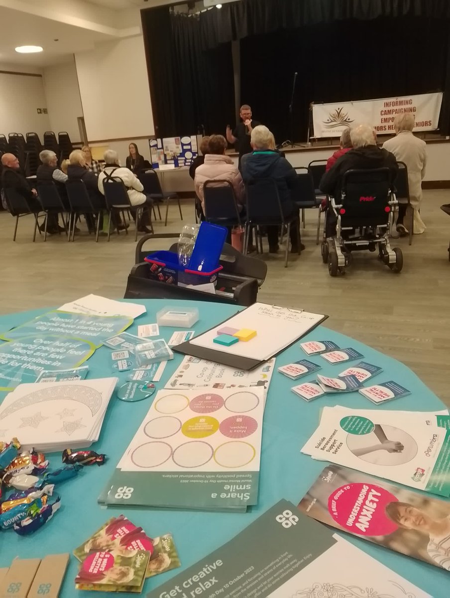 Week Round Up Pt3. A fun day attending Irvine Senior Forum at their Open Day. A fab experience meeting so many long standing Co-op Members. We discussed all things Co-op including food, funeralcare, mental health top tips &amp; loneliness. Delighted to be invited! #ItsWhatWeDo 💭ℹ️