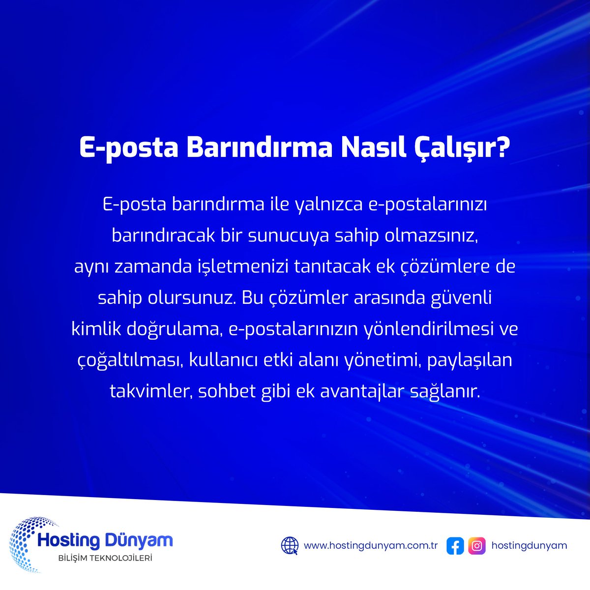 hostingdunyam's tweet photo. Mail hosting nedir?

Hemen Bize Ulaşın;
🌍 https://t.co/J8wph7LpKz
📞 0 212 909 9656

#hostingdünyam #hosting #sunucu #sanalsunucu #kiralıksunucu #domain #domaintransfer #sunucubarındırma #ssl #bulutsunucu #alanadı #linuxhosting #cpanel #cpanelhosting #webhosting #sslsertifikası https://t.co/ADLbBMjYIF
