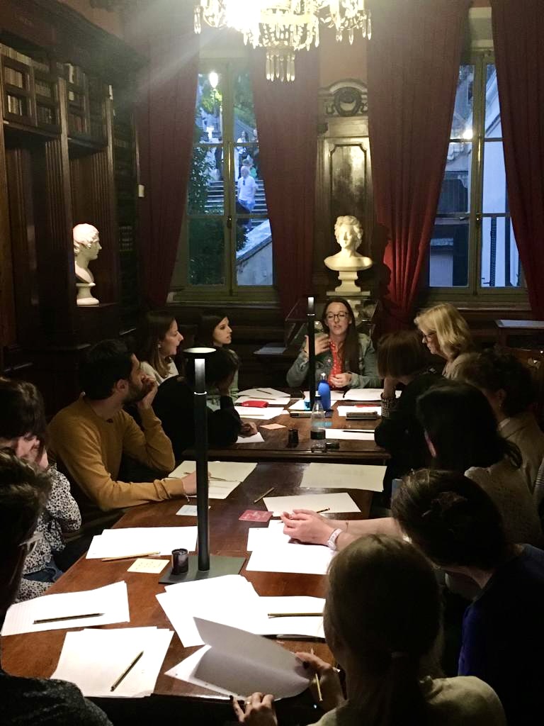 Last Saturday, poet and writer @ALoulli led a brilliant poetry workshop in the museum. It was an inspiring and energising afternoon for everyone who joined. Thank you Amelia for sharing your passion for poetry and for stirring our creativity! @the_bsr