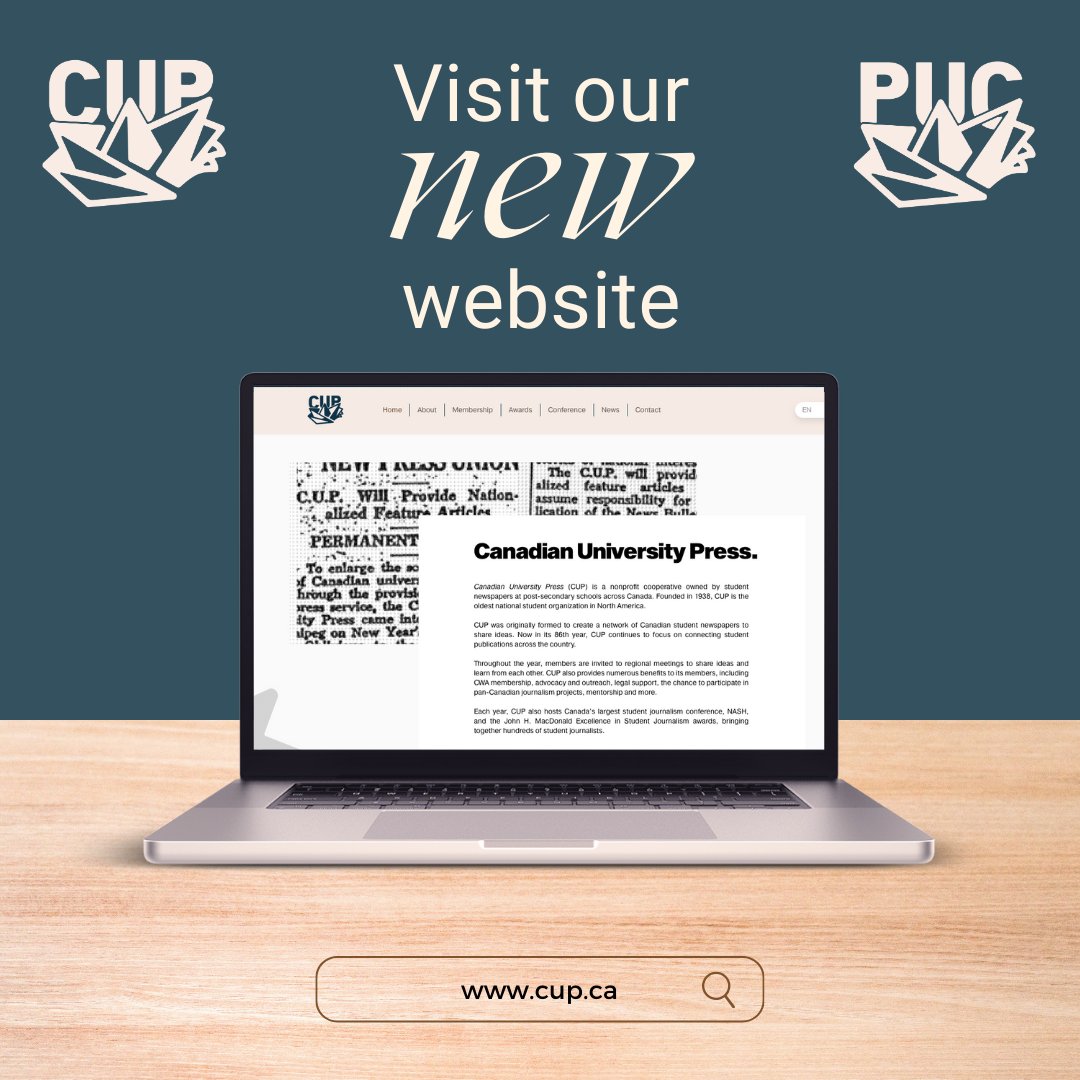 BREAKING NEWS: Our new website launched at the end of last week!

You can now visit us at cup.ca for information about membership benefits, updates on NASH and JHMs and much more!