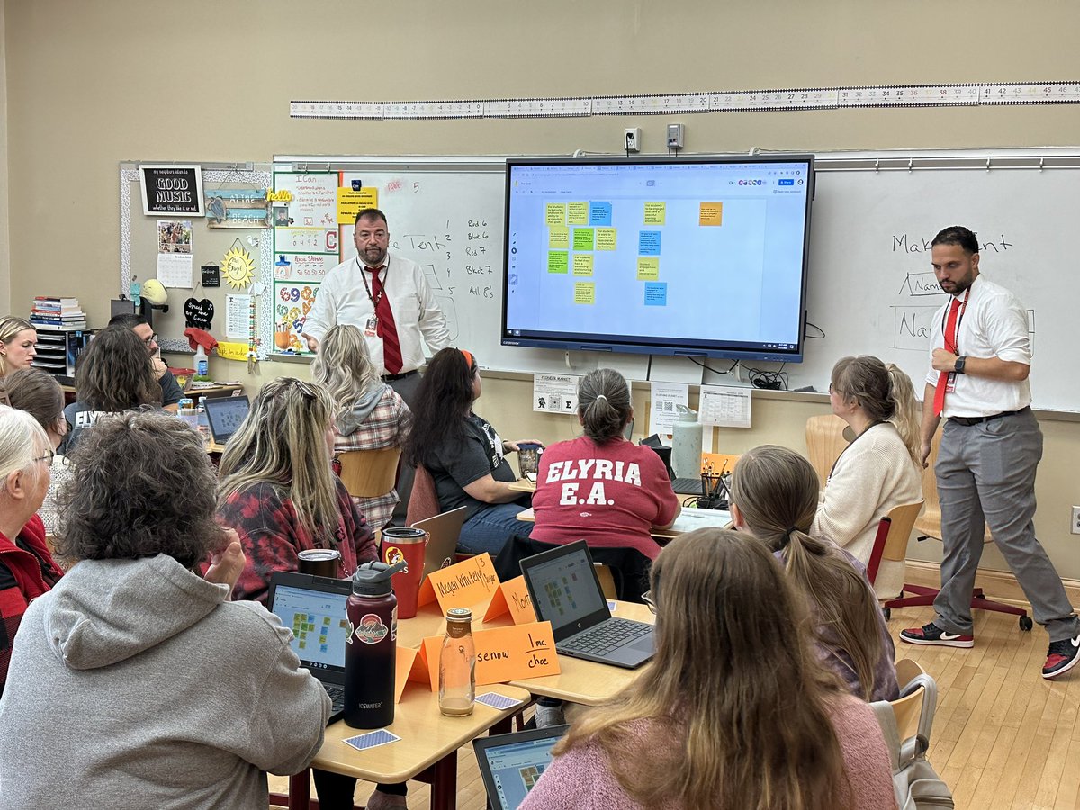 FiorMatthews's tweet photo. Thank you to our principals for leading dynamic sessions @ElyriaSchools today!! #InstructionalLeaders #ControltheControlables #PBL #KnowYourWho https://t.co/ZRfZP53oiR