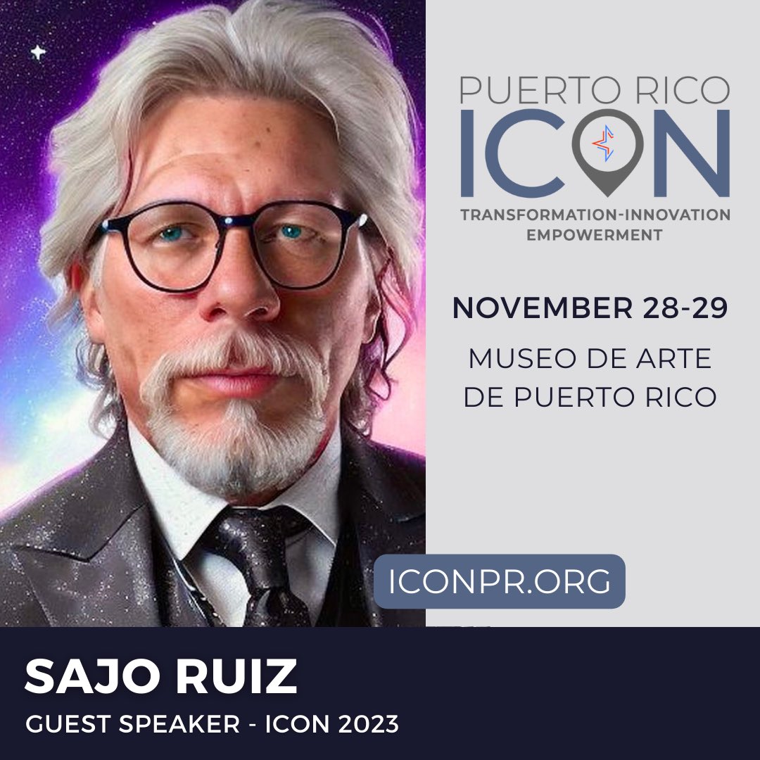 We are delighted to have creative <a href="/sajoruiz/">SAJO</a> joining us for ICON 2023 as the moderator of our “Lights, Camera, Impact: Puerto Rico's Film Industry on the Global Stage” Panel. 🎥

Get your tickets online 🎟️ pricon2023.eventbrite.com