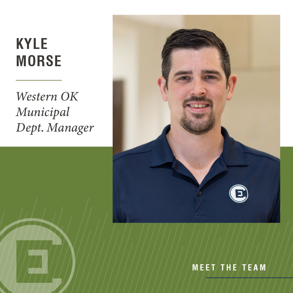 Congrats to Kyle Morse on his promotion to the Western OK Municipal Dept Mgr! Kyle is held in high regard by the clients that he serves and by his peers and team within CEC. We are thrilled our team will continue to benefit from his leadership and expertise in this role!

#GSBR