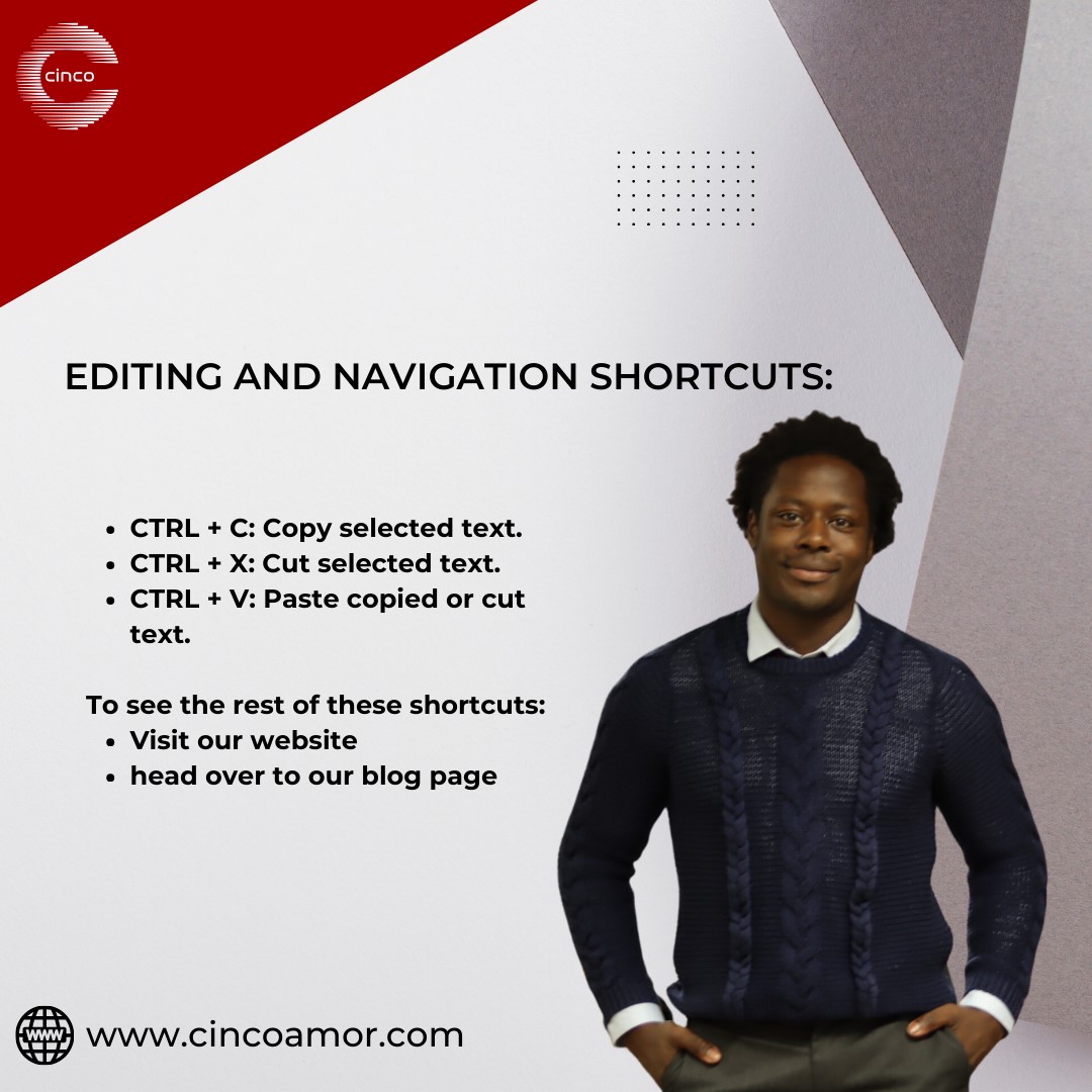 Mastering Efficiency: Unleash the power of keyboard shortcuts ! To see all the rest of these keyboard shortcuts in more detail, be sure to visit our website. LINK IN OUR BIO! cincoamor.com #cinco #cincoamor #explore #keyboardshortcuts #explorepage #shortcuts