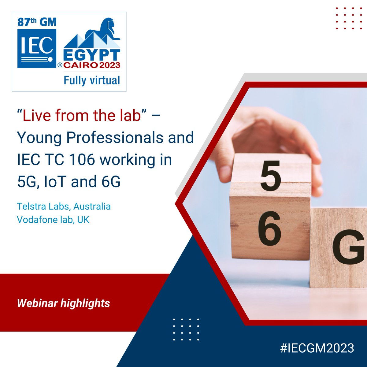 IECStandards's tweet photo. 🚀 Full speed ahead with #5G 📶
5G technology can revolutionize healthcare, media, search &amp; rescue operations and more. 
Check out the live demos on 5G by IEC experts, and plans for #6G. 
▶️Read more  https://t.co/6PHJHHM76o
▶️Webinar highlights https://t.co/44Q4Xc5bFx
 #IECYP https://t.co/27u0kyJLbg