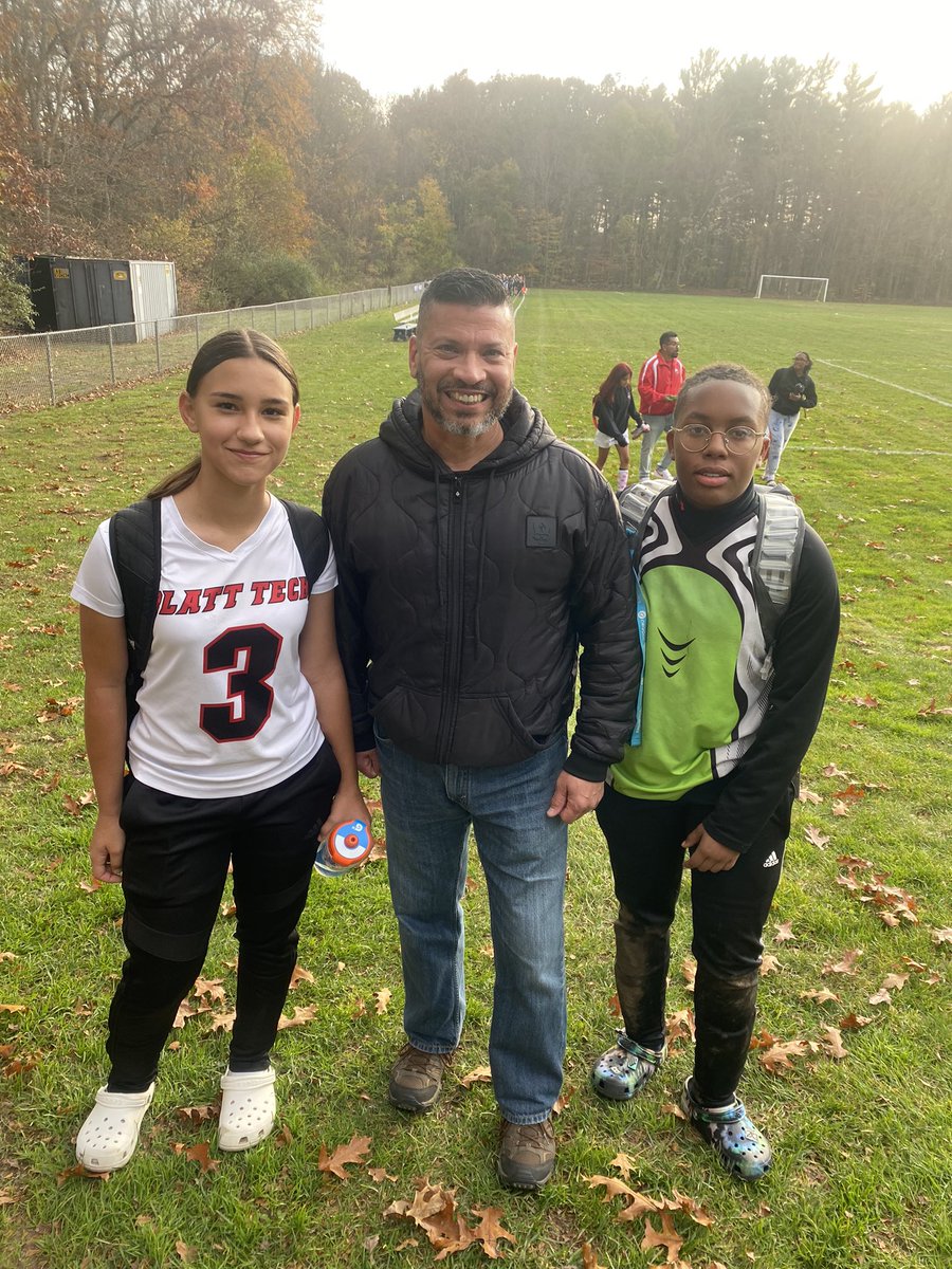 Met up with a couple of DMS Girls soccer alumni (Sophia and Beverly) at their Ansonia vs. Platt playoff game.
