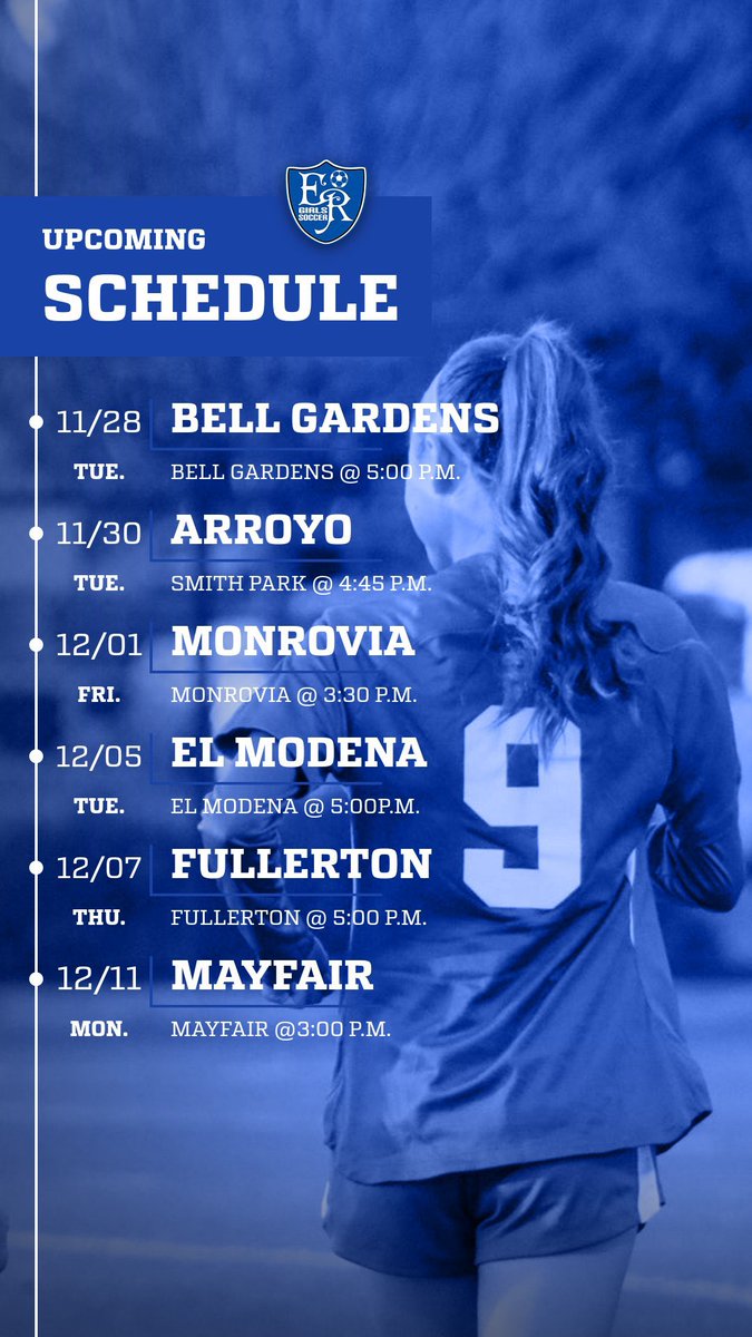Varsity pre-season schedule ‼️