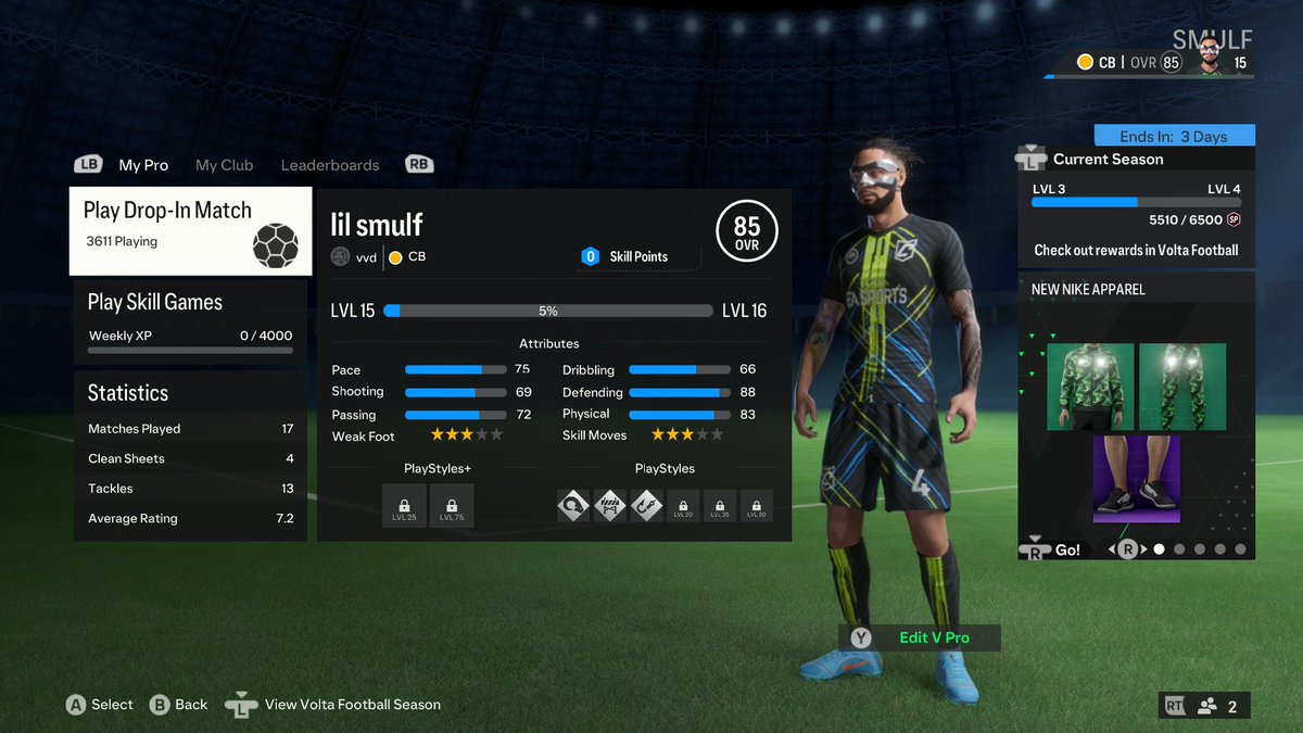 lilsmulf's tweet photo. @Castro1021  i can play in gk rb lb cb st cm lw rw player in fifa23 but this fifa i mean eafc 24 if u sign me i hope i can help the team 📷 just call me camavinga https://t.co/P2jrWoJ6Cc