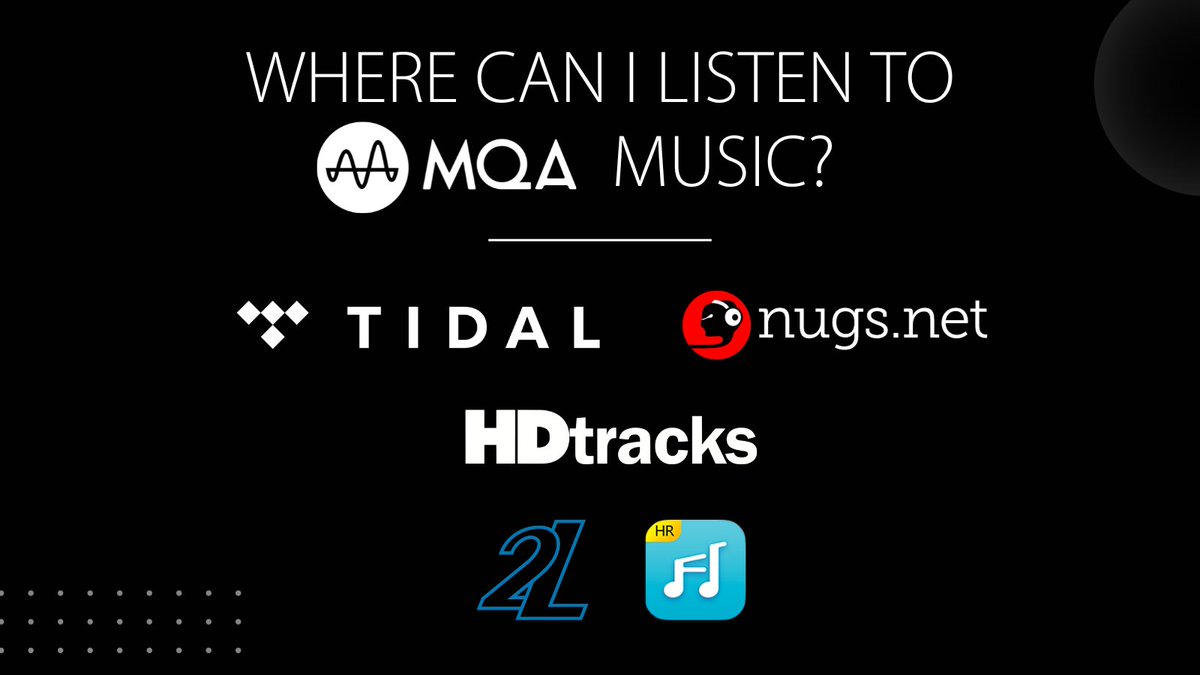 MQA delivers the sound of the studio for the world’s best-sounding music streaming services + download stores. Play an MQA Master and you’ll unlock all the richness of the original recording. Learn more: mqa.co.uk/newsroom/faqs/… @TIDAL @Nugsnet @2Lindberg @HDTracks @SonyMusic