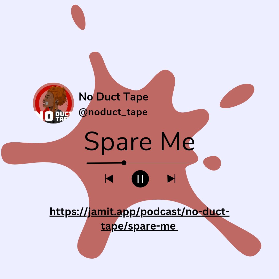 UntitledwitEphy's tweet photo. Happy New Week 🔥🔥

Welcome to No Duct Tape ▶️

Have a listen 👂🏽 
E11 - Spare Me

https://t.co/mWexnX02Pf

We are officially on Spotify. Listen to all the episodes on Spotify ❤️

#jamit #noducttape #podcast #newepisode #SpareMe https://t.co/ep779QJqEM