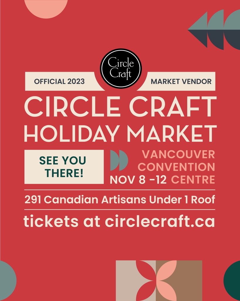 We're ready for @circlecraftmarket 2024! 
Get your tickets: ticketme.ca/event/circle-c…

Join us for another year of this great showcase of local artists and beautiful, handmade craft.

We're ready for you with all the letterpress goods for the season - see you soon!