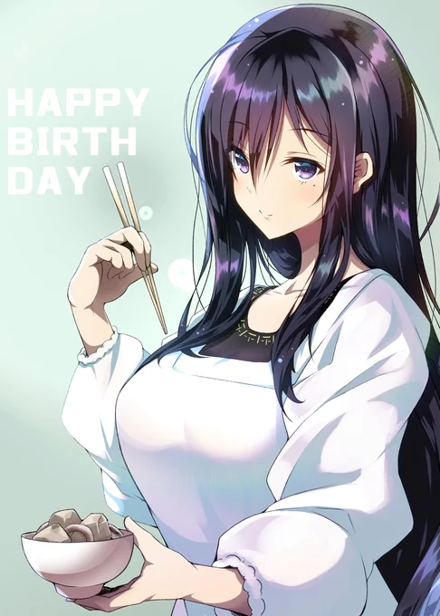 ログボの割烹着深沙希さんよかったよね#籠目深沙希生誕祭 #アリスギアお絵かき 