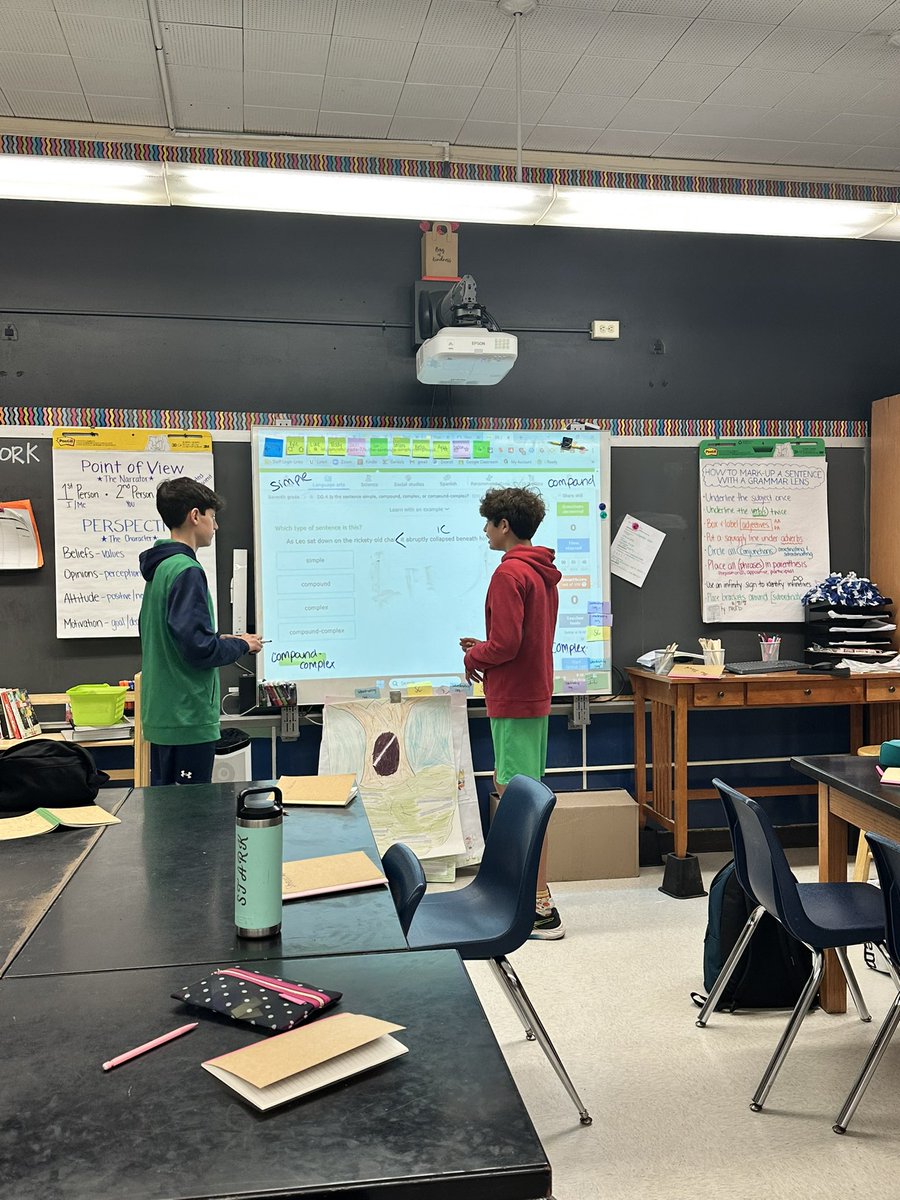 8th grade grammar guru, Will, came to help us prepare for tomorrow’s quiz! <a href="/Mrs_Nortz/">Alyssa Nortz</a> <a href="/Warrior_News/">Markham Place School</a>