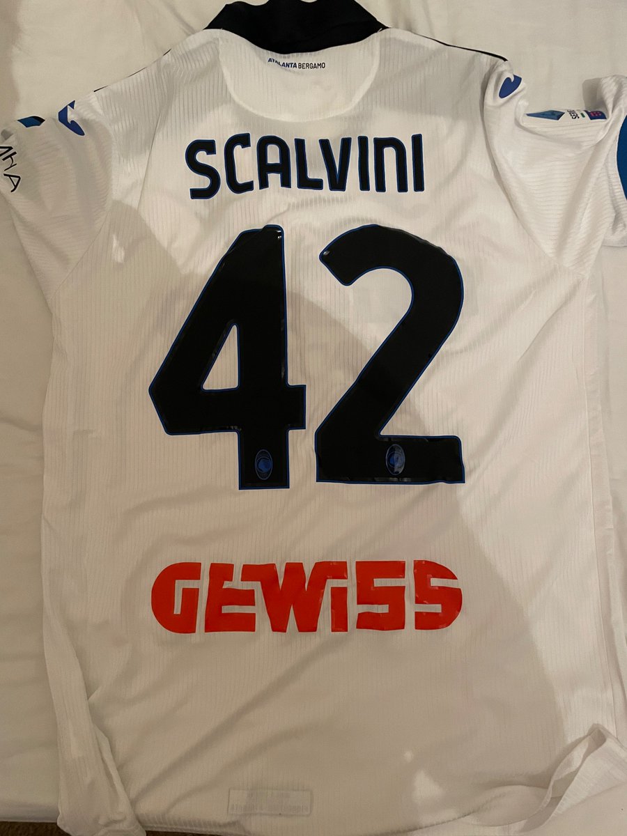 Matchworn golden boy nominee giorgio scalvini jersey from the 22/23 season against fiorentina £175 Inter away 22/23 Away size L £45 Germany 20/21 Gnabry on the back, size L 15 Prices include uk delivery. (Or be a legend and £210 for the lot) ❤️ @_FullKitWankers @shirt_x 🙏🏻